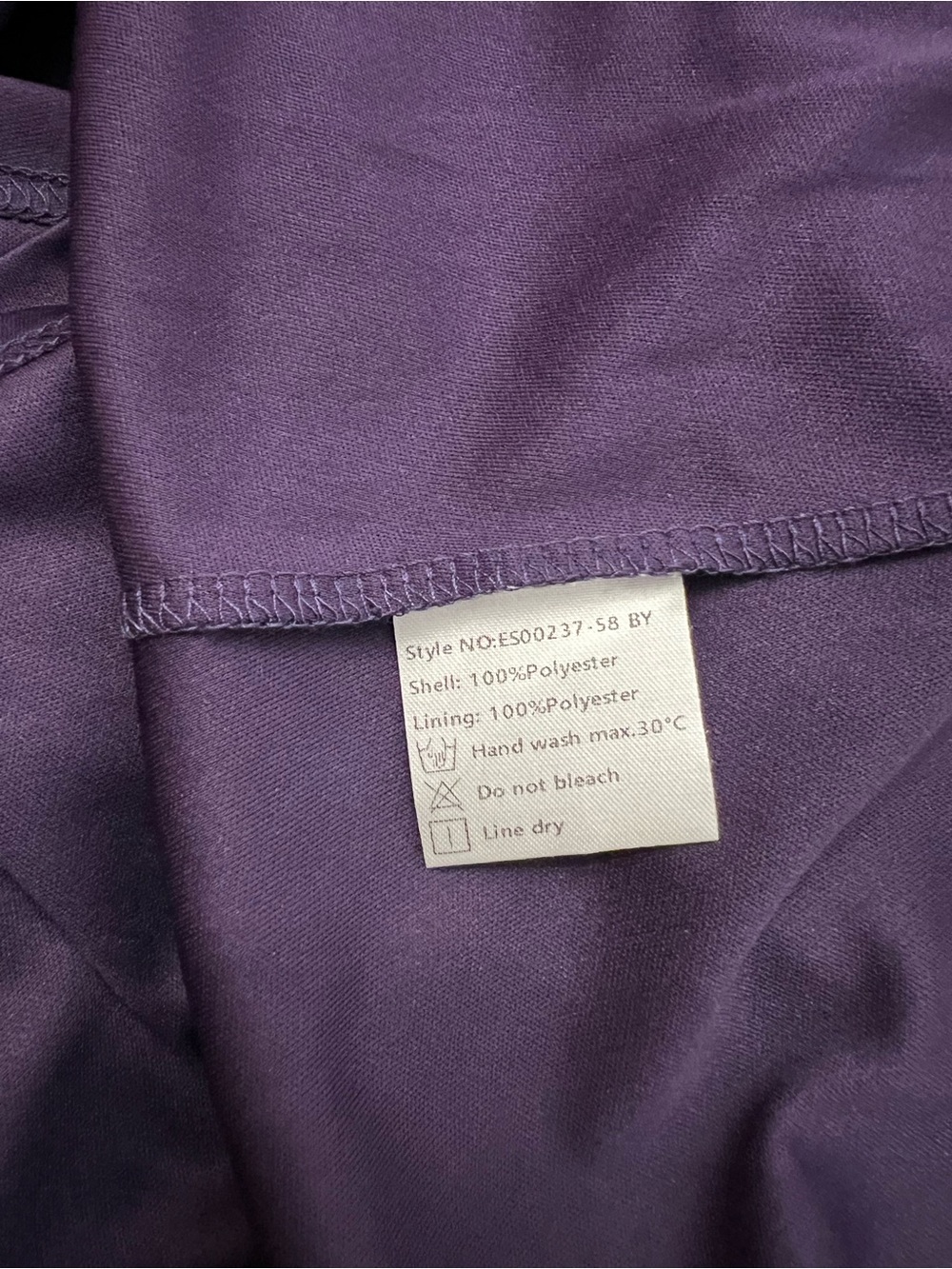 Ever Pretty  Chiffon Gown in Purple size large - Picture 5 of 8